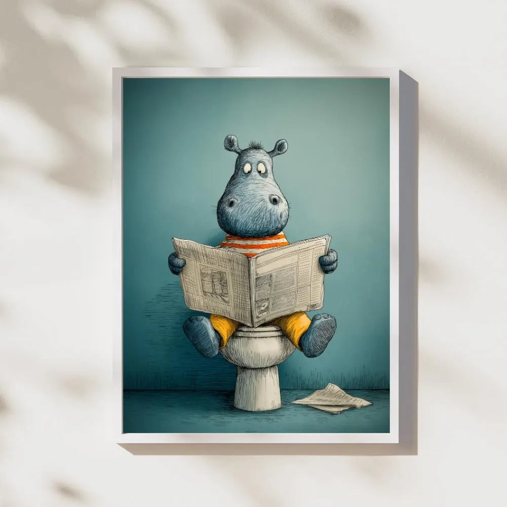 Hippopause Poster