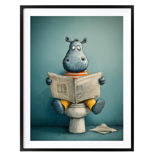 Hippopause Poster