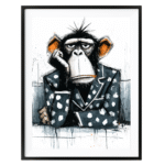 Derin Kontemplasyon (Deep Contemplation) Art Print