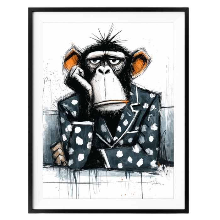 Derin Kontemplasyon (Deep Contemplation) Art Print - Görsel 1